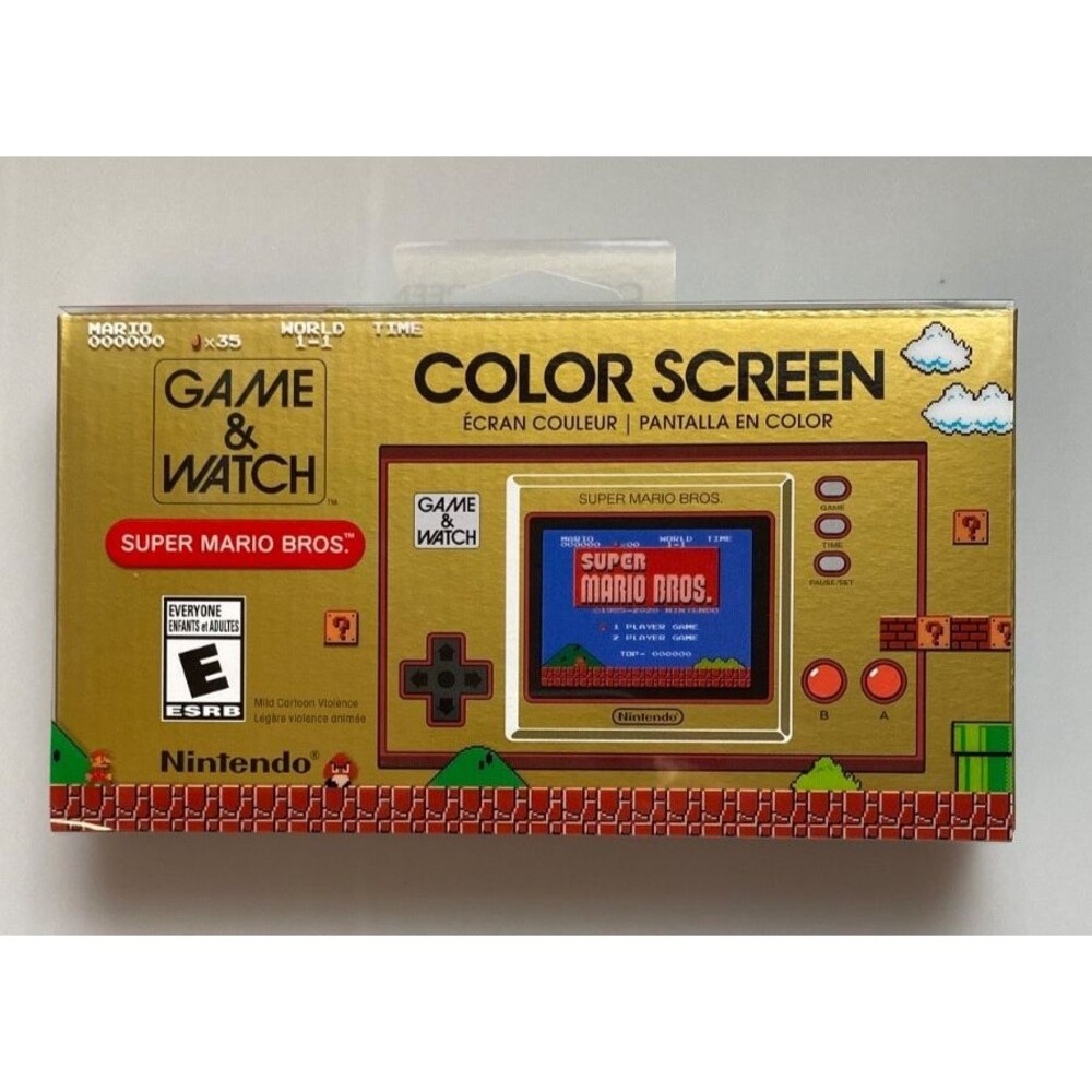 Nintendo Game and Watch Super Mario Bros Color Screen *NEW and Sealed*
